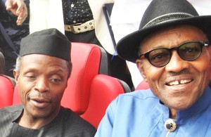 president and vice president elect...Gen. Buhari and Prof. Osinbajo
