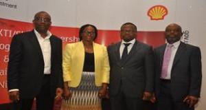 L-R: General Manager, Nigerian Content Development, Shell Nigeria, Chiedu Oba; Petroleum Technology Association of Nigeria (PETAN) Administrator, Jumoke Oyedun; Head of Nigerian Content Development, Shell Nigeria Exploration and Production Company of Nigeria, Austin Uzoka; PETAN Publicity Secretary Nik Odinuwe...at the just concluded Nigeria – UK Suppliers Engagement programme sponsored by SNEPCo and its Co-ventures