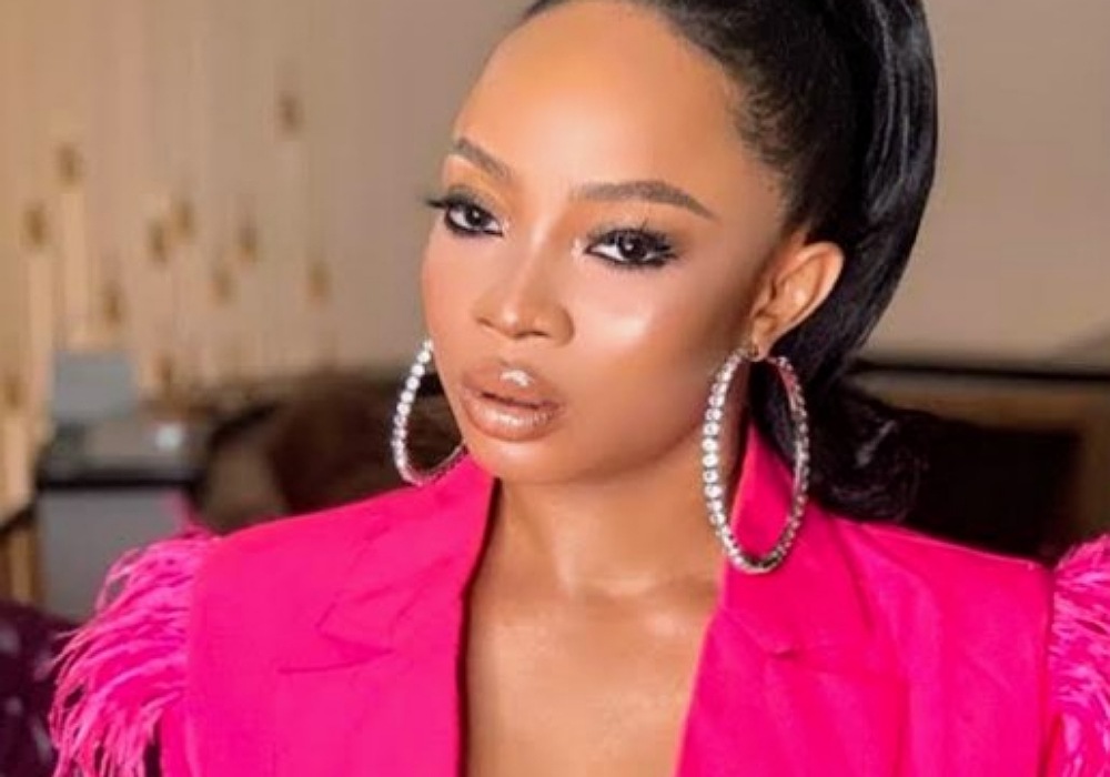 Toke Makinwa reveals the only thing she inherited from her late father (Photo