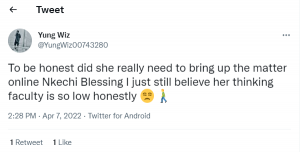 Nkechi Blessing admitted on Sunday that she's a lesbian