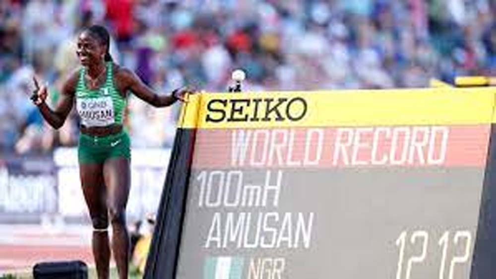 2022 World Athletics: Amusan wins gold, makes history for Nigeria