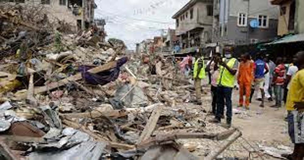 Again, another building collapse happens in Lagos, traps many