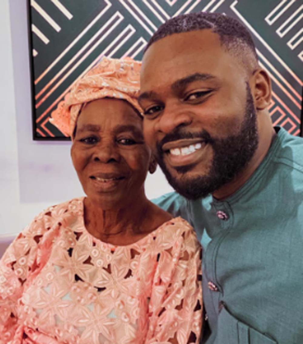 Singer Falz flaunts 90-year-old granny on social media