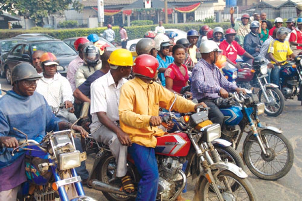 A month after, Okada riders reclaim Apapa expressways in Lagos