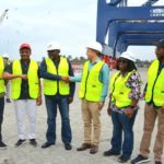 Photo News: Minister of Transportation, Mu’azu Jaji Sambo on tour at the Lekki Deep Sea Port