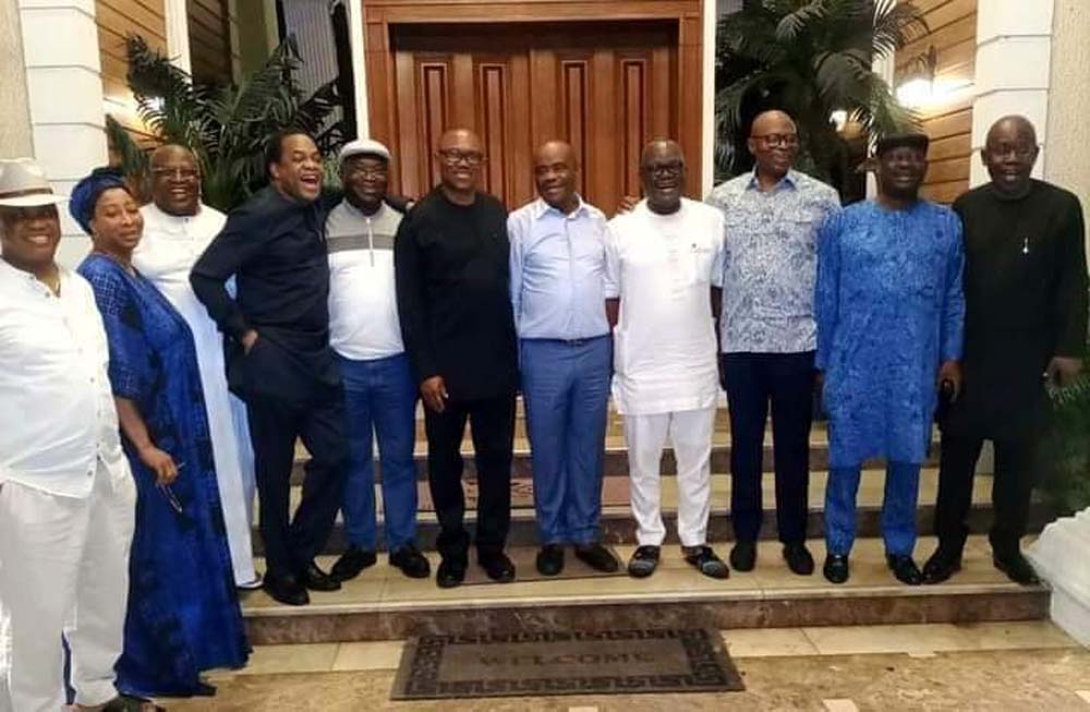 Obi, Wike, Ikpeazu, others meet at Mimiko's residence