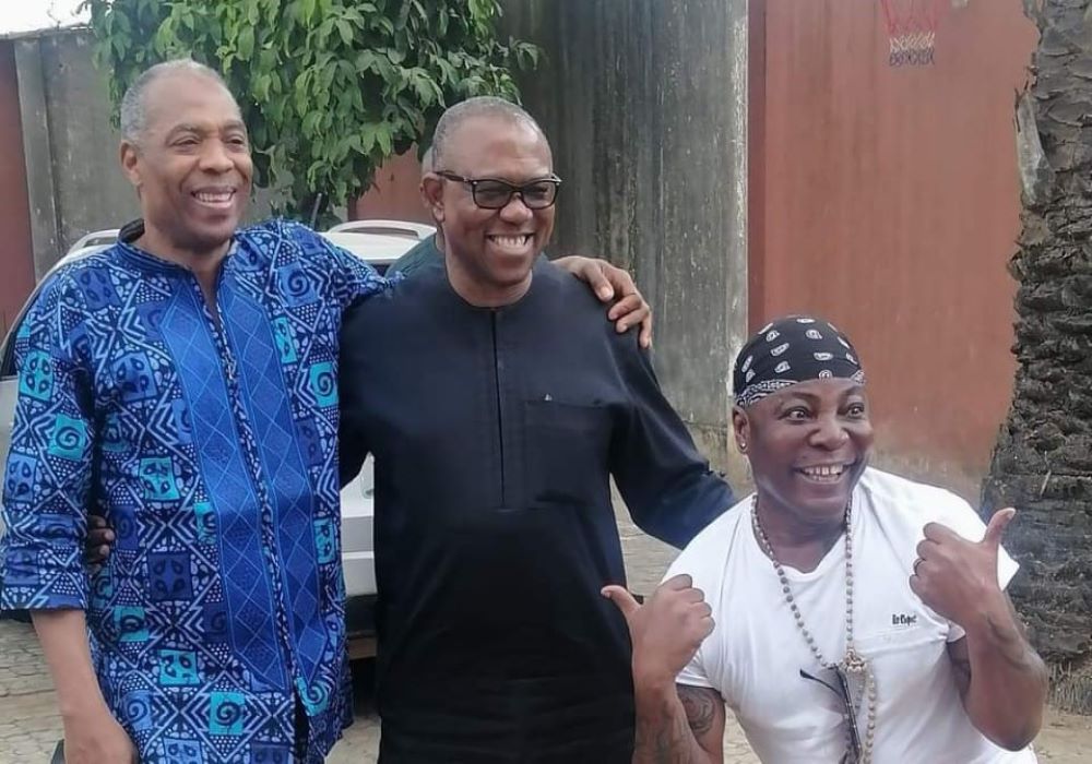 2023: Peter Obi Visits Femi Kuti At The Afrikan Shrine