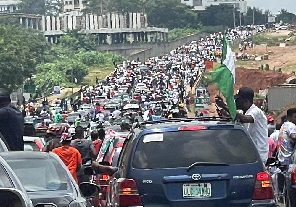 Obedients march in Abuja