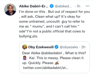 Ezekwesili criticizes NIDCOM executive over "messy" Twitter remark