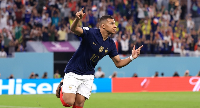 World Cup 2022: Mbappe’s Double Goal Sends France To Round Of 16