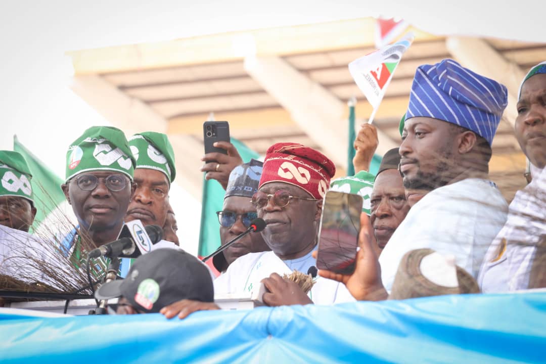 ‘Get your APV, APC’ — Tinubu Guffs Again At Rally 