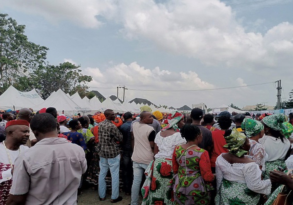 JUST IN: Cheers As Tinubu, Shettima Arrive Imo