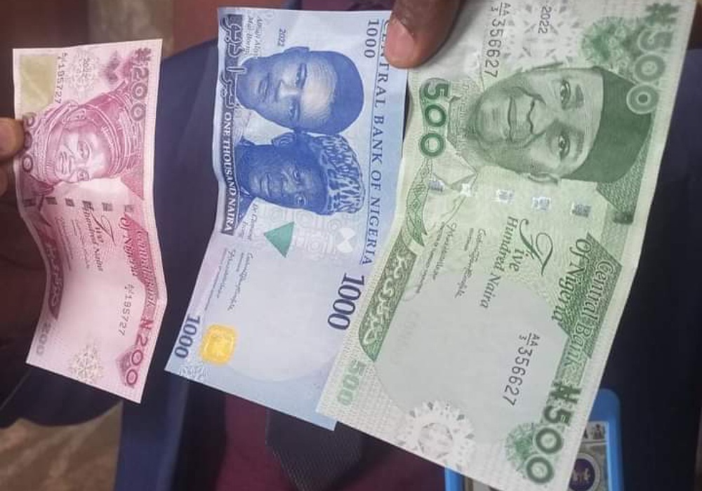 First Look of New N200, N500 N1000 Naira Notes