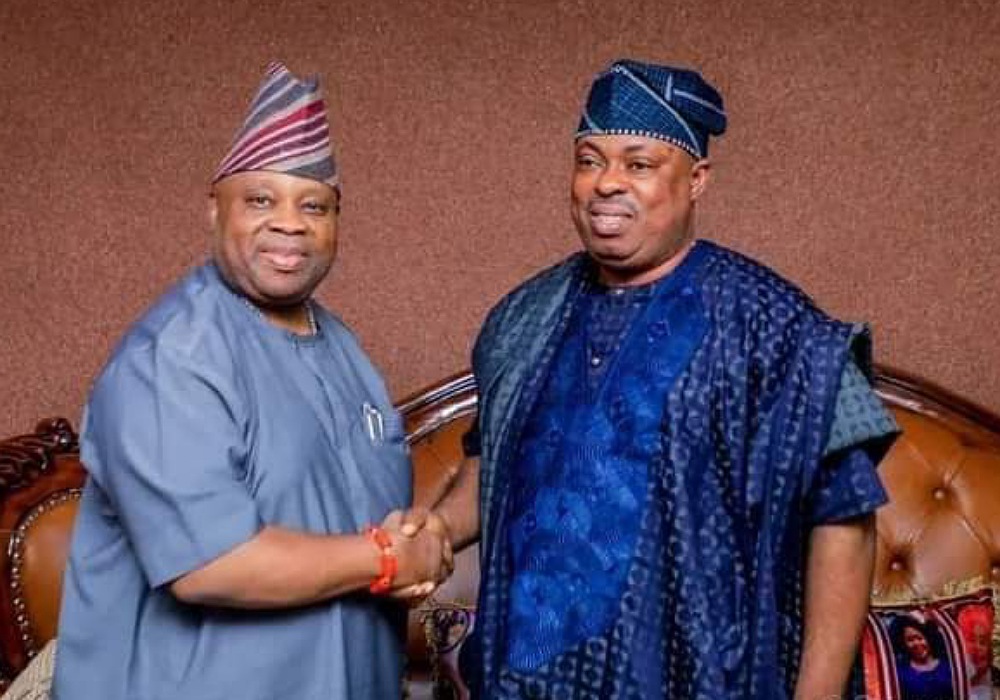 Osun Governor, Speaker In A Closed Door Meeting Timothy Owoeye