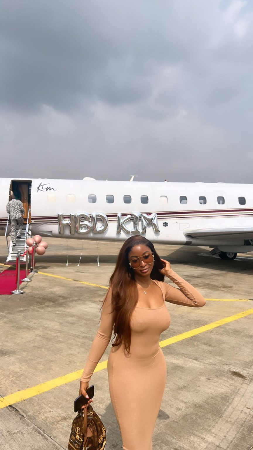 BBNaija’s Kim Oprah Marks 27th Birthday With Customized Private Jet