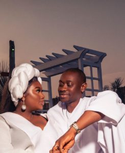 Lateef Adedimeji, Wife Mark 1 Year Wedding Anniversary In Style