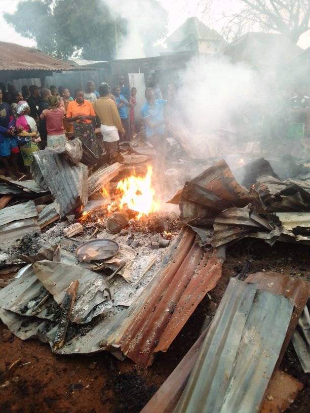 Fire Razes Ishieke Market In Ebonyi