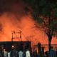 Fire Guts Lagos Houses