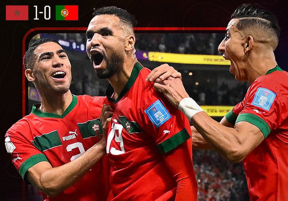 Morocco Becomes First African Country To Get To World Cup Semifinals, Trashes Ronaldo's Portugal