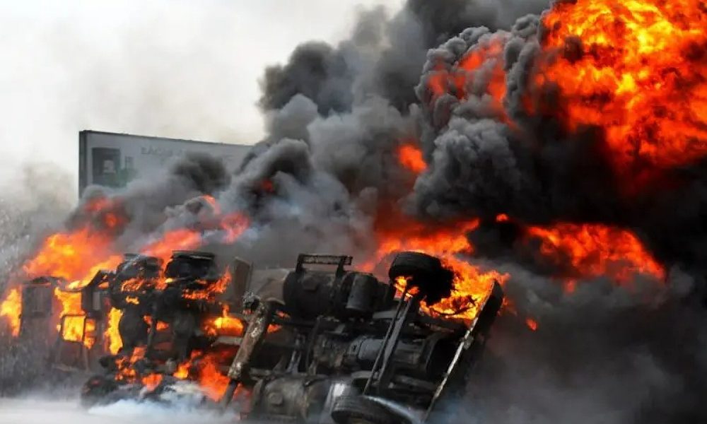 Petrol Tanker Explode, Raze Shops In Ibadan