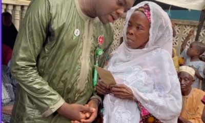 Cute Abiola Supports Widows, Old Women With First Salary As Kwara Gov SA