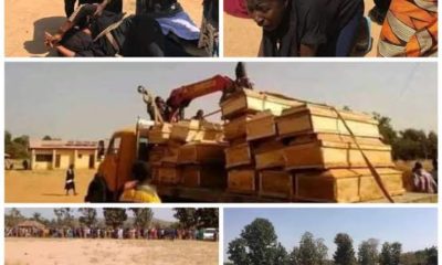 Families Give Mass Burial To 40 Christians Killed By Terrorists In Southern Kaduna