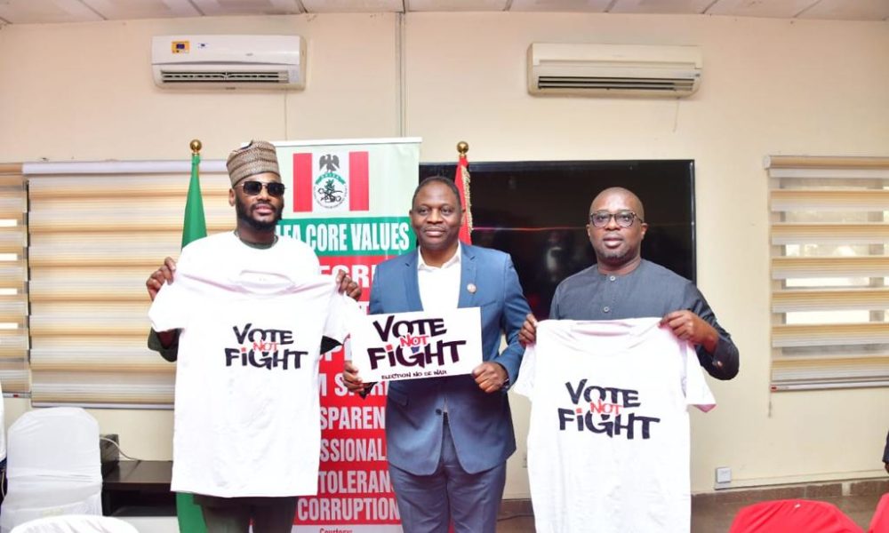 2Baba's Foundation 'Vote Not Fight' Campaign Collaborates With NDLEA