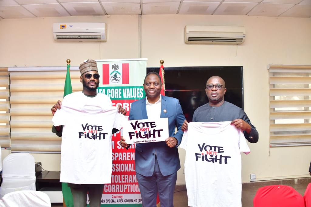 2Baba's Foundation 'Vote Not Fight' Campaign Collaborates With NDLEA