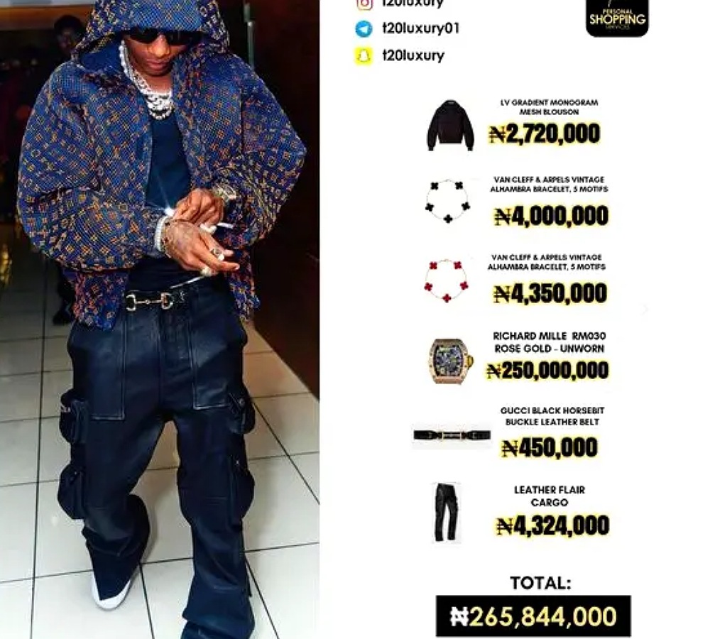 Nigerian A-List Artists Show Off Multimillion Naira Outfits At Shows