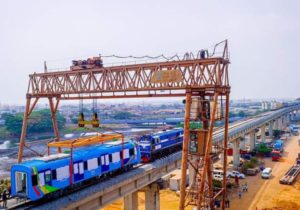 Two New Trains Arrive For Lagos Blue Line Rail (Photos)
