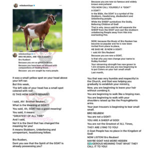 Mike Bamiloye Tackles Tems After Tagging Herself "GOAT"
