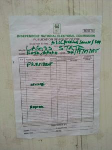 #NigeriaDecides: Results From Presidential/NASS Election Polling Units