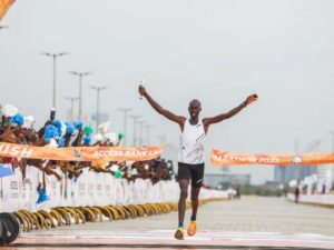 Photos: Kenyan Runner Edwin Kibet Wins 2023 Lagos City Marathon