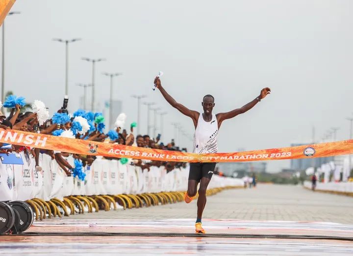 Photos: Kenyan Runner Edwin Kibet Wins 2023 Lagos City Marathon