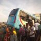 Many Fear Dead, Injured As Moving Train Crushes Govt Staff Bus In Lagos