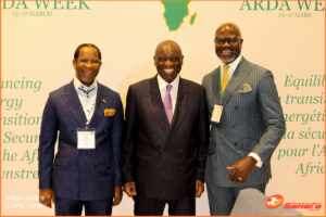 L-R: 

Executive Director, Sahara Group, Wale Ajibade, Global Head, Afrexim Bank, Mr. Rene Awambeng, and Executive Secretary, African Refiners and Distributors Association (ARDA), Mr. Anibor Kragha at the ARDA Week 2023 in Cape Town, South Africa.