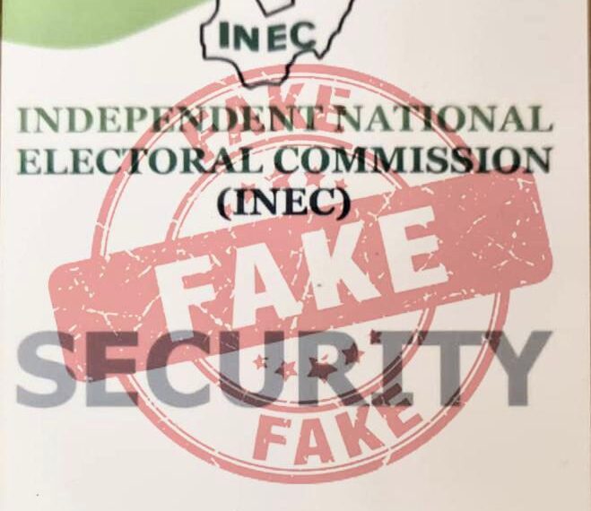 #NigeriaDecides: We Don't Issue Security Tags, INEC Alerts Public