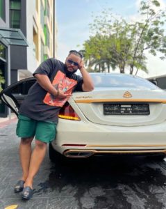 BBNaija's Whitemoney Buys New Car [Photos]
