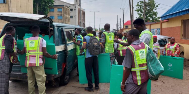#NigeriaDecides: Voters Trek To Polling Units Amid Tight Security In Gombe