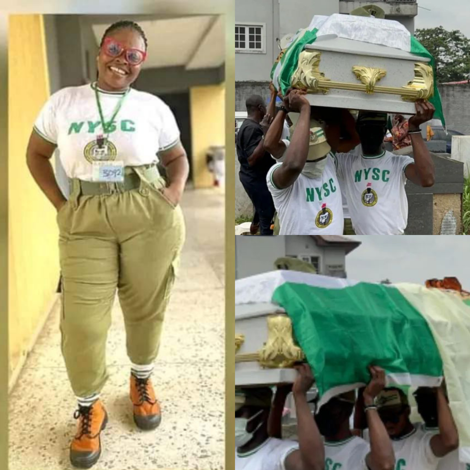 Bus/Train Crash: Tears As Remains Of Corper Laid To Rest In Lagos