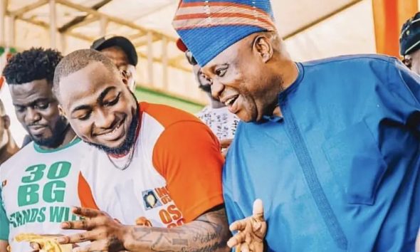 Shock Them Like High Tension,’ Davido Celebrates Adeleke’s Victory