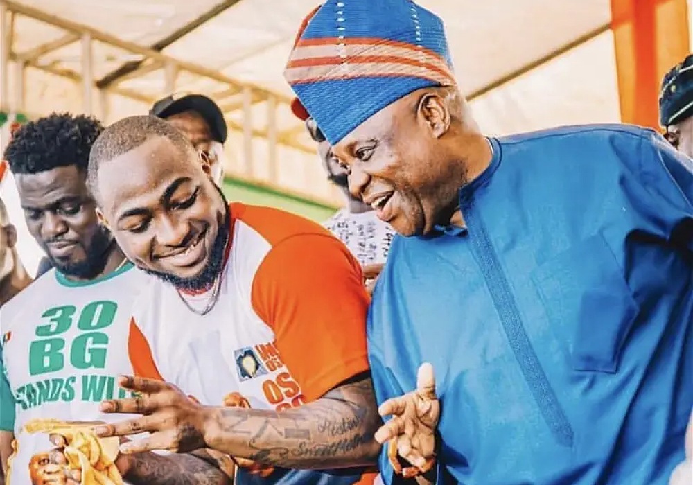 Shock Them Like High Tension,’ Davido Celebrates Adeleke’s Victory