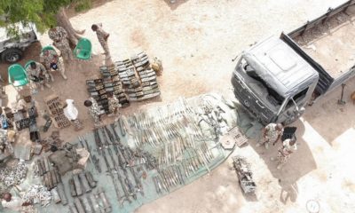 Troops Discover Hidden ISWAP Weapons Cache In Sambisa Forest