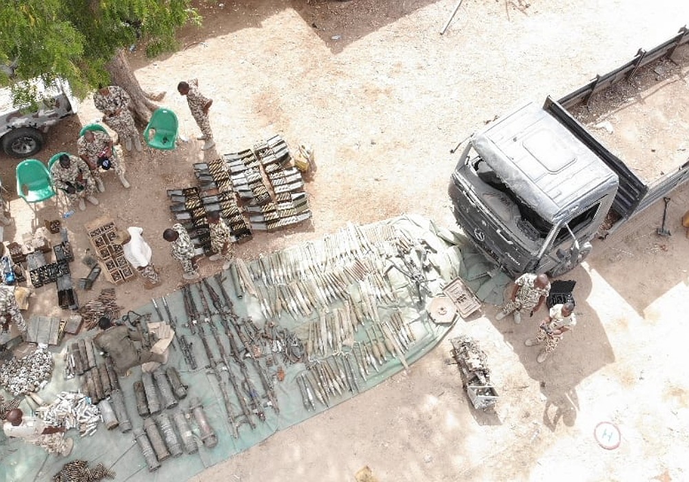 Troops Discover Hidden ISWAP Weapons Cache In Sambisa Forest