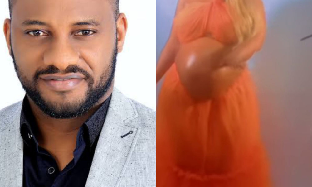 Yul Edochie Sparks Controversy By Sharing Judy Austin's Pregnancy Shoot Video