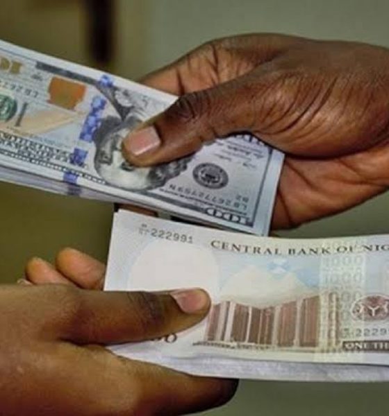 Naira To Dollar Exchanges At N464.67