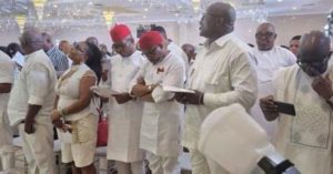 Nollywood Stars Grace Saint Obi's Candlelight Service [Photos]

